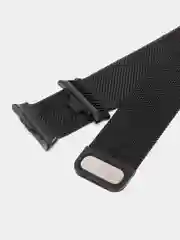 Черный металлический ремешок Миланская петля для Xiaomi Mi Band 8 Pro