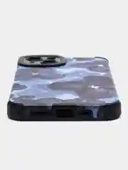 Темно-синий чехол для iPhone (Айфон) 11, 12, 13, Pro, Pro Max, 14, 15, Pro, Pro Max