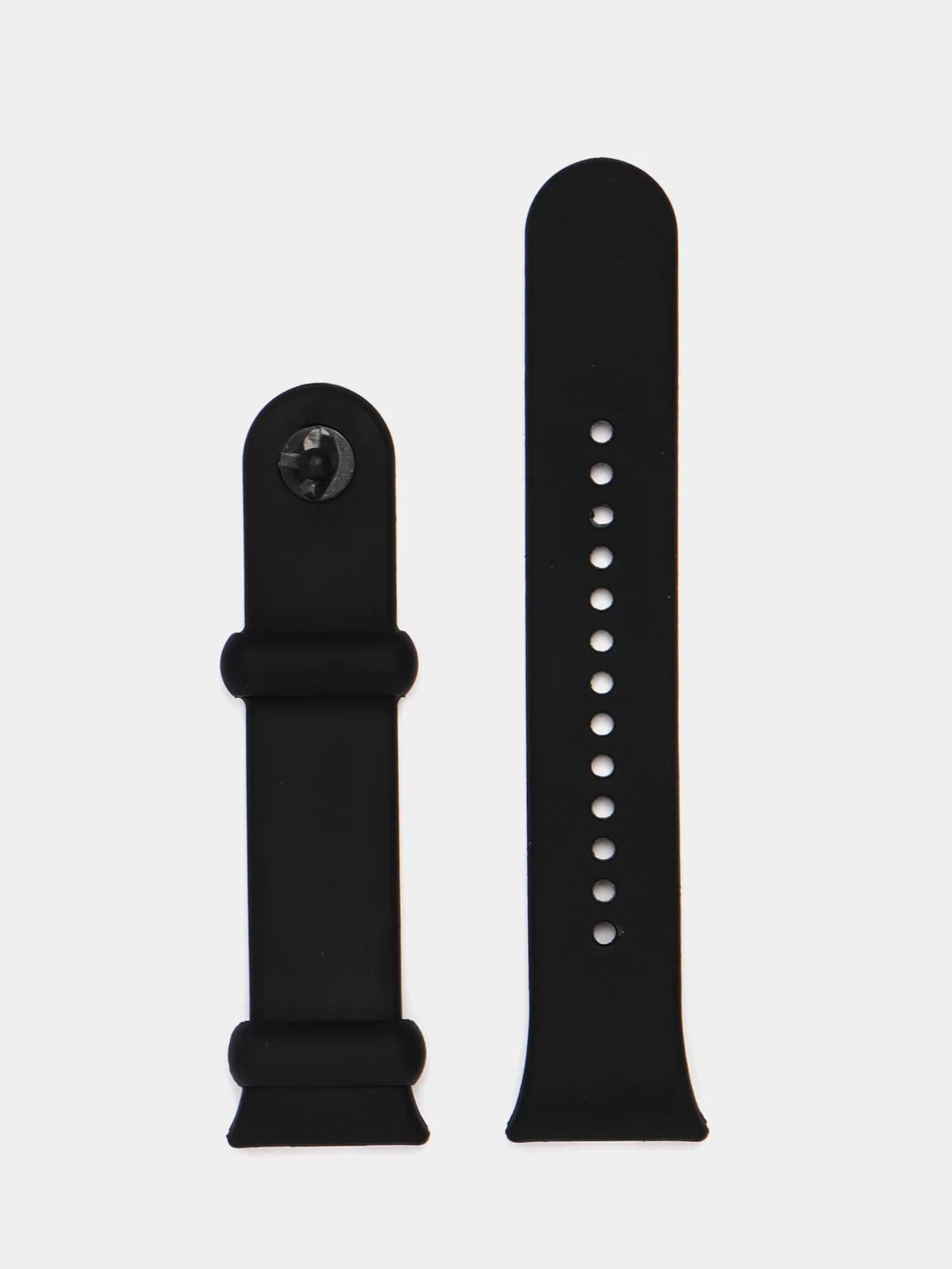 Черный силиконовый ремешок для Xiaomi Mi Band 8 Pro
