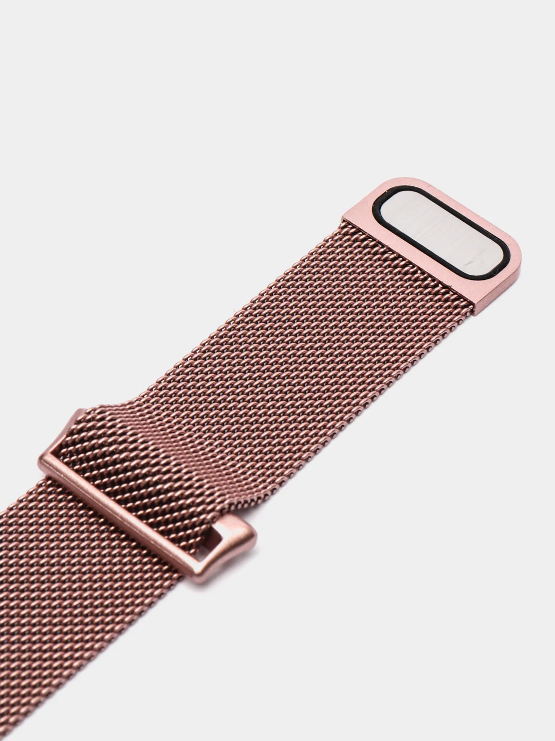 Розовый металлический ремешок Миланская петля для Xiaomi Mi Band 8 Pro