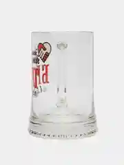 Желтый подарочный набор кружек для пива "Приколы", 2 шт 0,5л