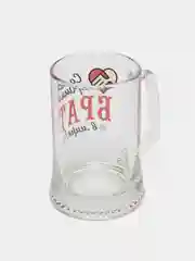 Желтый подарочный набор кружек для пива "Приколы", 2 шт 0,5л
