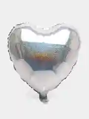 Серый воздушный шар Шар Сердце