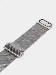 Серебряный металлический ремешок Миланская петля для Xiaomi Mi Band 8 Pro