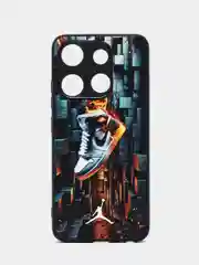 Хаки чехол с рисунком на Tecno Spark Go 2023 и Tecno Pop 7 (Техно Го 2023 и Текно Поп 7)