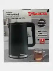 Чайник электрический Sakura SA-2174W с двухслойным корпусом 1.7л