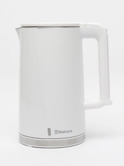Чайник электрический Sakura SA-2174W с двухслойным корпусом 1.7л