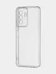 Прозрачный чехол для Huawei Nova Y70, Y70 Plus, Y71 силиконовый BROSCORP с бортиком-защитой камер