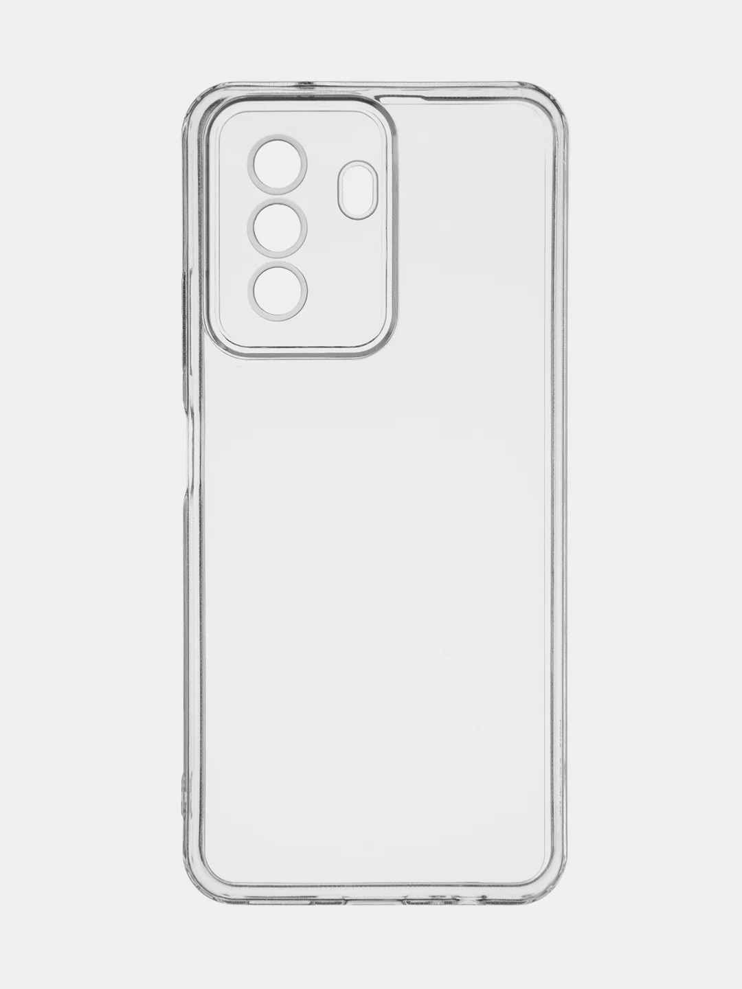 Прозрачный чехол для Huawei Nova Y70, Y70 Plus, Y71 силиконовый BROSCORP с бортиком-защитой камер