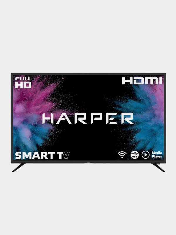 Телевизор Smart TV HARPER 43F690TS, Яндекс ТВ, диагональ экрана 43" гарантия 1 год