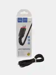 Кабель X59 Anti-Bending, USB iP, 2.4 A, 1м, черный