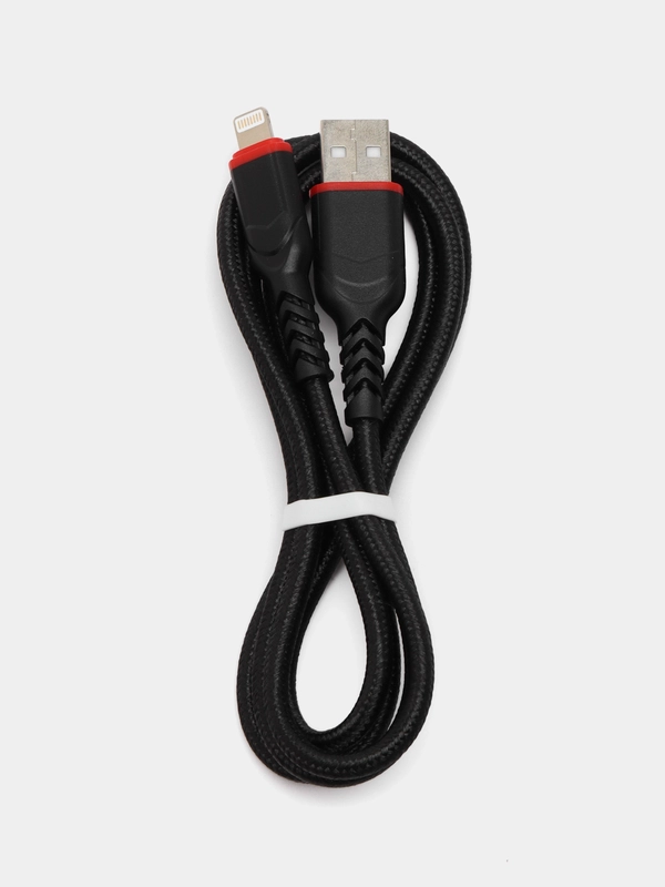 Кабель X59 Anti-Bending, USB iP, 2.4 A, 1м, черный