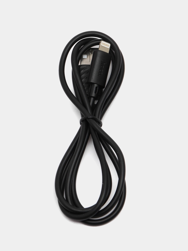 Кабель для Iphone Lightning / Hoco x88/ 1 метр/черный/быстрая зарядка