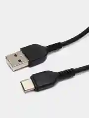 Кабель X20, Type-C - USB, 2 А, 2 м, PVC оплетка, черный