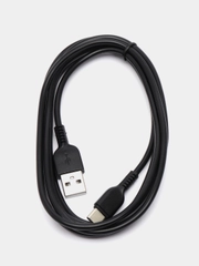 Кабель X20, Type-C - USB, 2 А, 2 м, PVC оплетка, черный