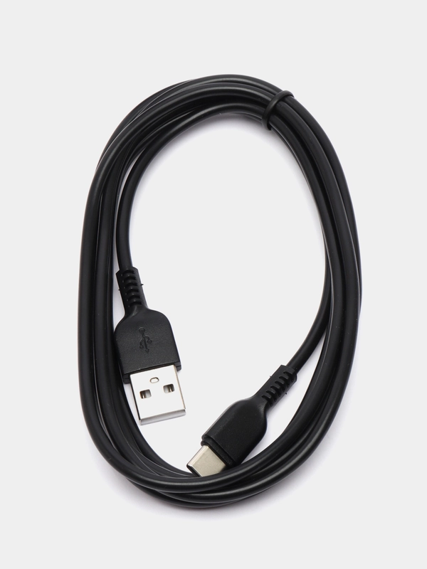 Кабель X20, Type-C - USB, 2 А, 2 м, PVC оплетка, черный