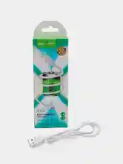 Кабель для iPhone USB 2,4 А,X 83 белый 1 метр