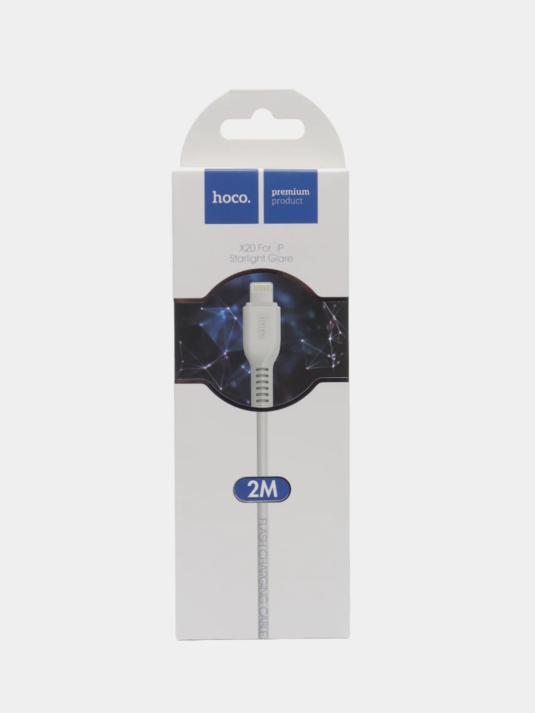 Кабель X20 Flash USB - Lightning, 2 м, 1 шт, белый