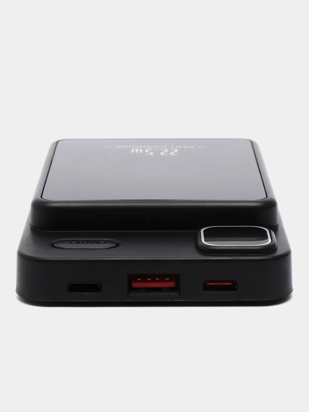 Черный внешний аккумулятор Power Bank MagSafe 5 000 mAh с быстрой зарядкой, повербанк для iPhone