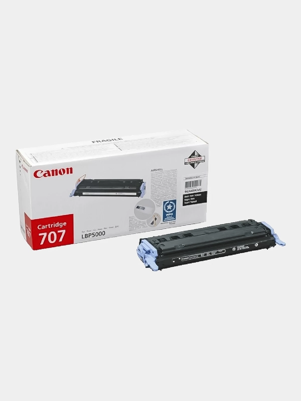 Картридж Canon (707Bk) для i-SENSYS LBP-5000/ 5100 Black, 2500 стр