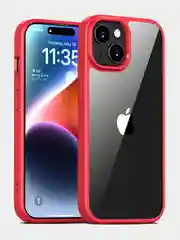 Прозрачный чехол для Apple iPhone 15 / iPhone 15 Plus с силиконовым кантом Crystal Case