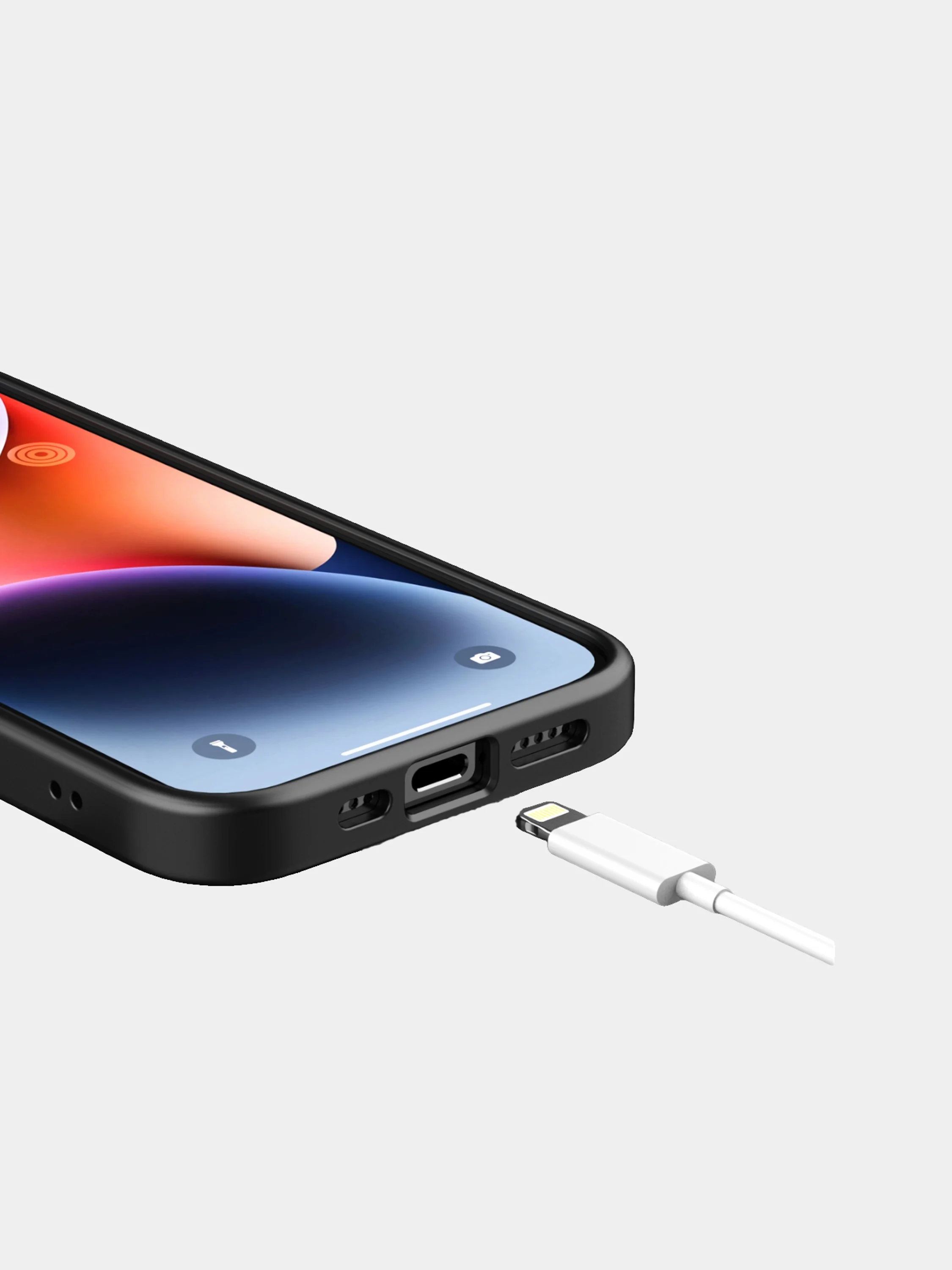 Прозрачный чехол для Apple iPhone 15 / iPhone 15 Plus с силиконовым кантом Crystal Case