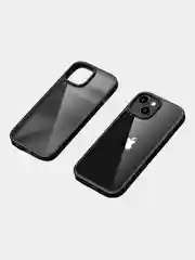 Прозрачный чехол для Apple iPhone 15 / iPhone 15 Plus с силиконовым кантом Crystal Case