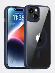 Прозрачный чехол для Apple iPhone 15 / iPhone 15 Plus с силиконовым кантом Crystal Case
