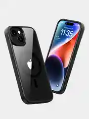 Прозрачный чехол для Apple iPhone 15 / iPhone 15 Plus с силиконовым кантом Crystal Case