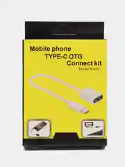 Адаптер OTG Type-C на USB для подключения USB устройств