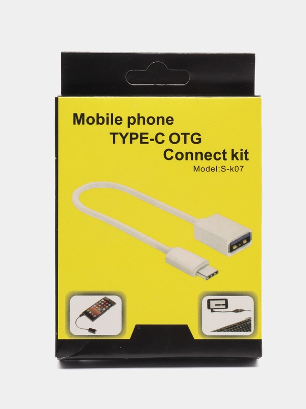 Адаптер OTG Type-C на USB для подключения USB устройств