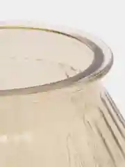 Бежевый ваза стеклянная