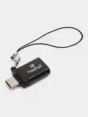 Белый otg переходник с Type-C на USB / Lightning USB, переходник для телефона, macbook, флешки