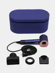 Голубой фен для волос Dyson HD08, вилка российская