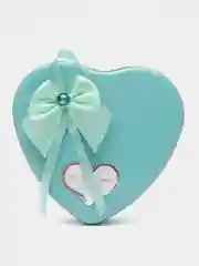 Синий подарочный набор мыльные розы с игрушкой мишкой, сувенир, мыльные лепестки в шкатулке