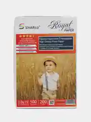 Фотобумага SHARco глянцевая 10х15, 200г/м2 500л