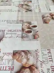 Скатерть, клеенка на стол "Кофе=круассаны=", ПВХ