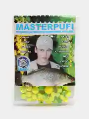 Желтый вкусовая приманка для рыбалки "Мастер Пуфи миди".Плавающая насадка пенопласт