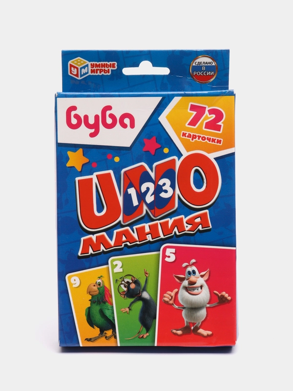 Игра Уномания "Буба"/Развивающая карточная игра