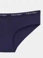 Темно-синий трусы слипы женские бесшовные с надписью "Calvin Clein", хлопок.  Много расцветок!