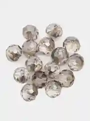 Серый бусины, рондели 6 мм, стеклянные бусины, граненные бусины, одежда, платья, материалы