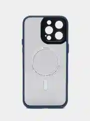 Синий чехол iphone 14 pro max 15 pro max MagSafe