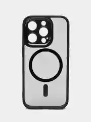 Черный чехол iphone 14 pro max 15 pro max MagSafe