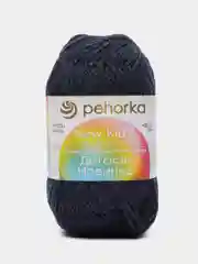 Темно-синий пряжа Пехорка Детская новинка, акрил, 50 г, 200 м