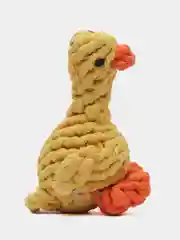 Желтый плетёная игрушка-канат для собак и кошек, жевательные игрушки для мелких пород и щенков