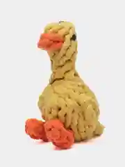 Желтый плетёная игрушка-канат для собак и кошек, жевательные игрушки для мелких пород и щенков