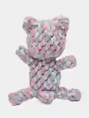 Желтый плетёная игрушка-канат для собак и кошек, жевательные игрушки для мелких пород и щенков