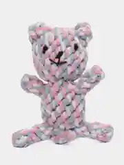 Розовый плетёная игрушка-канат для собак и кошек, жевательные игрушки для мелких пород и щенков