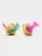 Игрушка для кошек дразнилка мышь плетёная 2 штуки