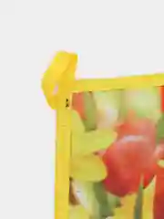 Лимонный прихватка кухонная для горячего, с рисунком цветов, 20*20